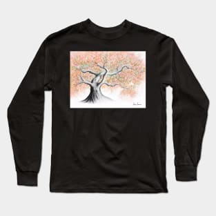 Sunshine Peach Tree Long Sleeve T-Shirt